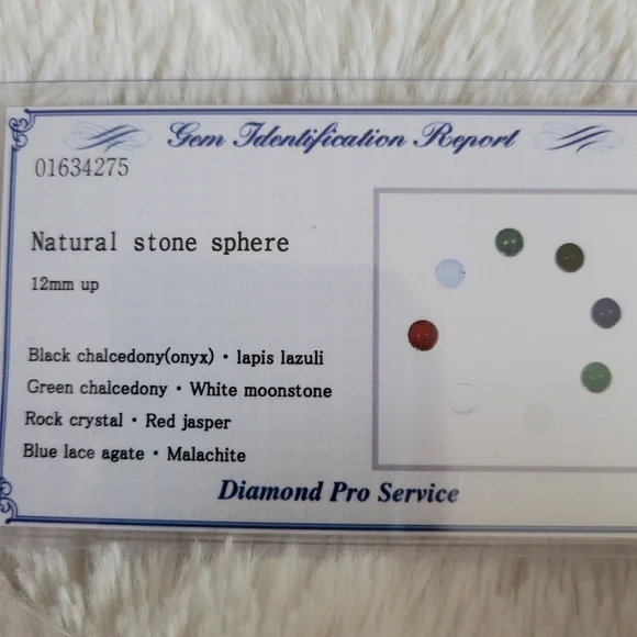 💐SOLD ❤️ K18 Japan gold ring with 8 natural stones💐 - Picture 3 of 12